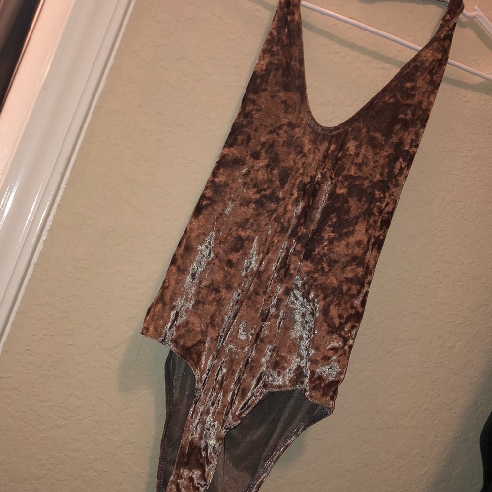 Crushed Velvet Bodysuit